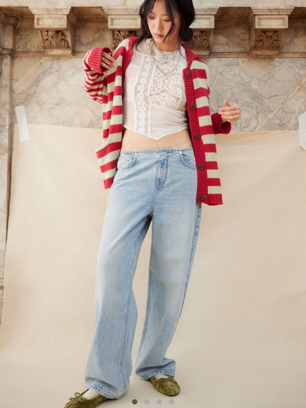 BDG Bella Baggy No-Waistband Jean